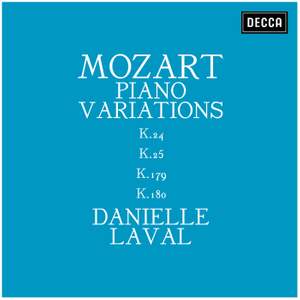 Mozart: Piano Variations K.24, K.25, K.179, K.180