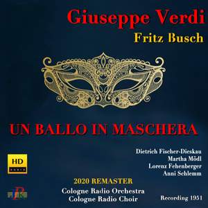 Verdi: Un ballo in maschera (Sung in German) [2020 Remastered Version]
