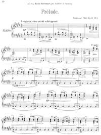 Pfohl, Ferdinand: Suite élégiaque. Cinq morceaux pour piano op. 11