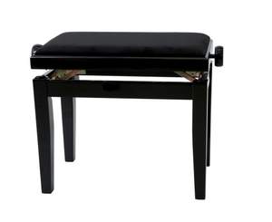 GEWA Piano bench Black high gloss