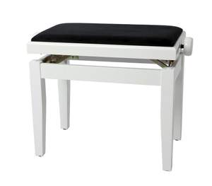 GEWA Piano bench White high gloss