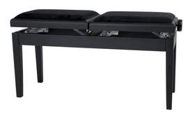 GEWA Piano bench Deluxe Double Walnut matt