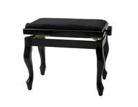 GEWA Piano bench Deluxe Classic Black highgloss