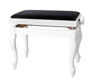 GEWA Piano bench Deluxe Classic White matt