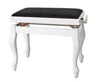 GEWA Piano bench Deluxe Classic White highgloss