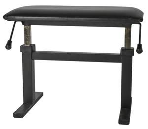 GEWA Piano bench Autolift XL Cover black synthetic leather