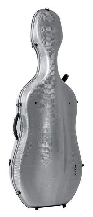 GEWA Cello case Idea Titanium Carbon 3.3 Titanium/blue