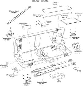 GEWA Violin double case Idea 3.3 Leather handle
