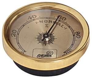 GEWA Hygrometer Hygrometer, gold-coloured