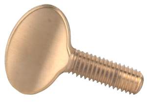 GEWA End pin replacement screw Brass long