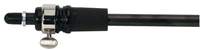 Ulsa Double bass end pin Standard 45 cm long,black rod cone 29/32mm