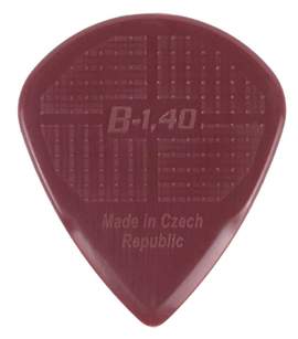 D-Grip Pick Janicek  Nylonpicks 1.40 wine red