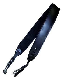 GEWA Banjo strap F&S Leather Deluxe Banjo, black