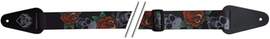 GEWA Guitar Straps F&S Tattoo-Edition Skulls and Roses Black