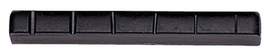 Partsland Plastic saddle Pre-notched Black