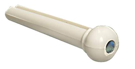 GEWA Bridge plug with Abalone-dot, white