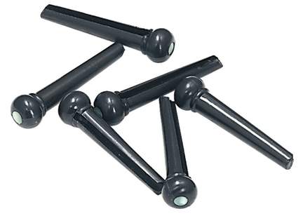 GEWA Bridge plug with Abalone-dot, black