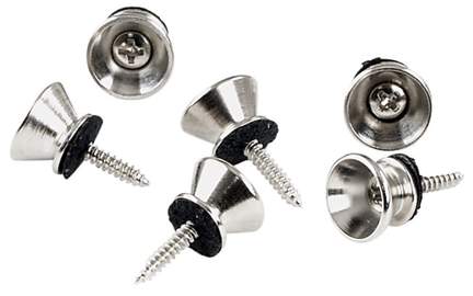 GEWA Strap button 14 mm, nickel plated