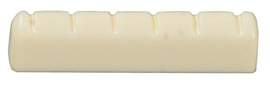 GEWA Plastic saddle Classical Guitar notched 1/4 size
