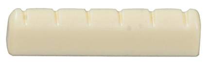 GEWA Plastic saddle Classical Guitar notched 1/4 size