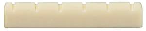GEWA Plastic saddle Classical Guitar notched 4/4 size