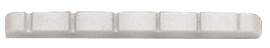 Partsland Plastic saddle Pre-notched White