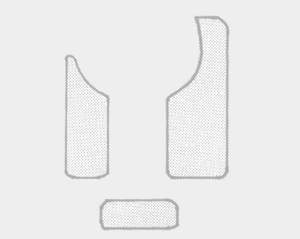 GEWA Pickguard Set for classic guitar, 3-parts