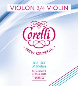 Corelli Violin strings New Crystal 3/4 Set