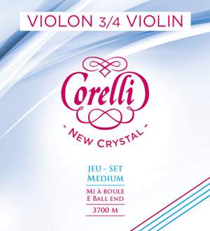 Corelli Violin strings New Crystal 3/4 Set
