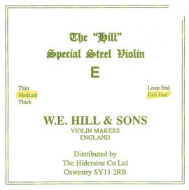 Hill Violin strings Thick