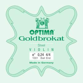 Optima Violin strings Goldbrokat E 0.25 B
