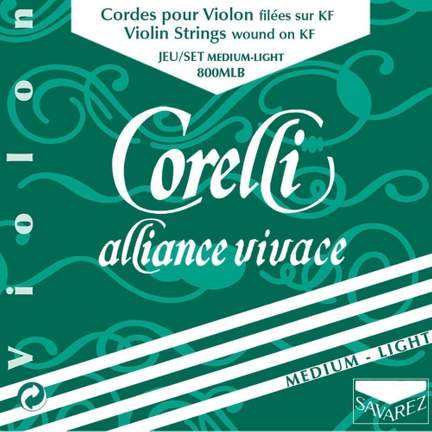 Alliance Vivace Violin Set E Ball Medium Light