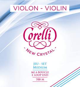 Crystal Violin Set E Loop Medium