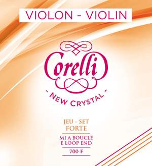 Corelli Violin strings New Crystal Forte