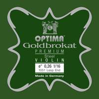 Optima Violin strings Goldbrokat Premium E 0.26 L