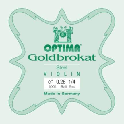 Optima Violin strings Goldbrokat E 0.25 L