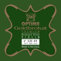 Optima Violin strings Goldbrokat Premium brass-coated E 0.24 B