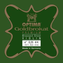 Optima Violin strings Goldbrokat Premium brass-coated E 0.27 L