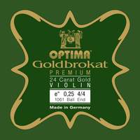 Optima Violin strings Goldbrokat Premium 24 Karat Gold E 0.26 B
