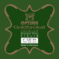 Optima Violin strings Goldbrokat Premium brass-coated E 0.24 L