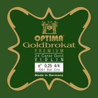 Optima Violin strings Goldbrokat Premium 24 Karat Gold E 0.24 L