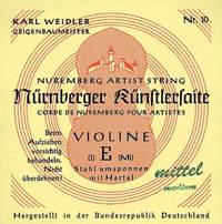 Nürnberger Violin strings Kuenstler strand core 3/4