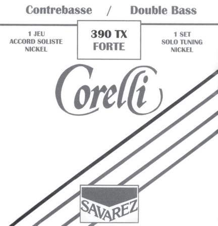 Corelli Double bass strings Solo tuning nickel Extra strong