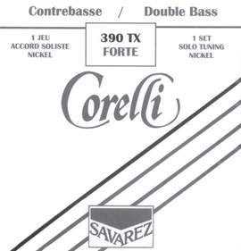 Corelli Double bass strings Solo tuning nickel Extra strong