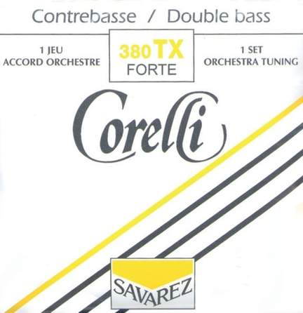 Corelli Double bass strings Orchestra tuning Extra strong