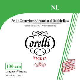 Corelli Double bass strings Fractional - small scale D 1/2