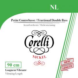 Corelli Double bass strings Fractional - small scale D 1/4