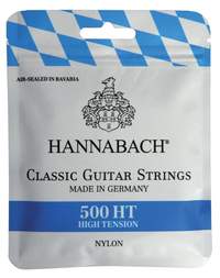 Hannabach Strings for classic guitar Serie 500 High Tension Set high