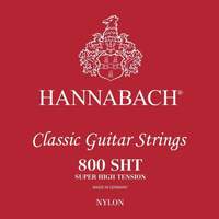 Hannabach Strings for classic guitar Serie 800 Super High Tension Silver plated D4w