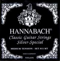 Hannabach Strings for classic guitar Serie 815 Medium tension Silver special E1